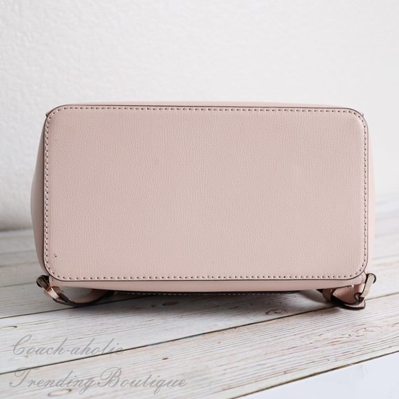 NWT Kate Spade Adel Flap Backpack in Warmbeige - Picture 9 of 12